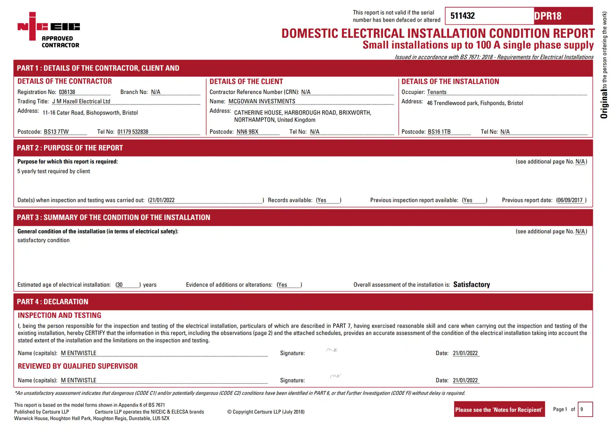 Energy-efficient lighting installation – Harpenden Electrical Services.